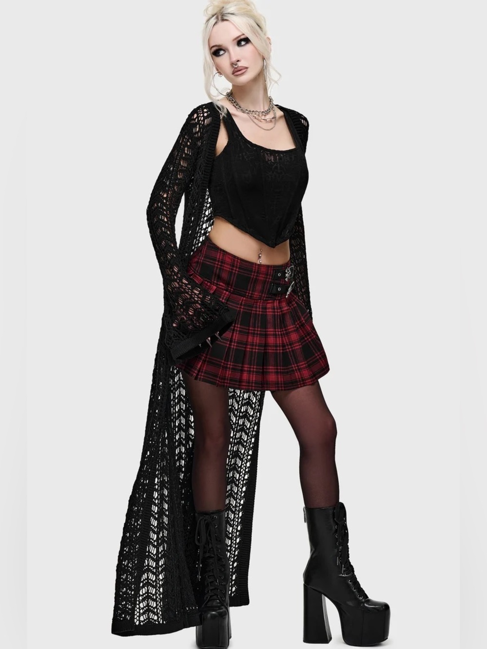 Killstar SHADOW GROVE DUSTER SZ XXL
